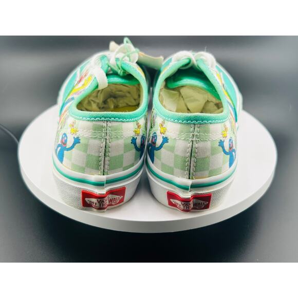 Vans X Sesame Lace Up Sneakers Shoes Sz 2 - Picture 4 of 7